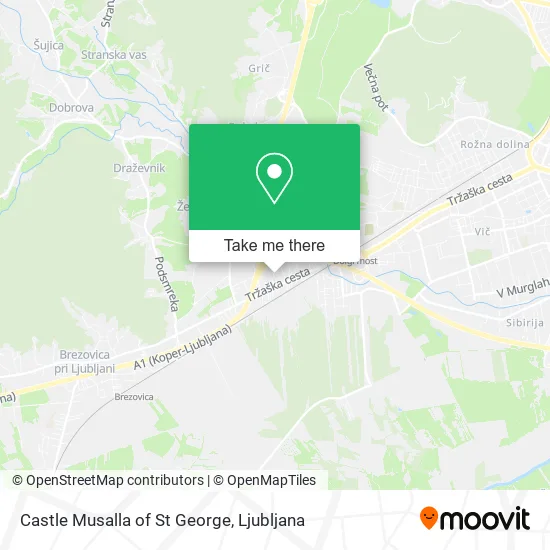 Castle Musalla of St George map