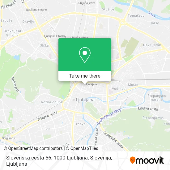 Slovenska cesta 56, 1000 Ljubljana, Slovenija map
