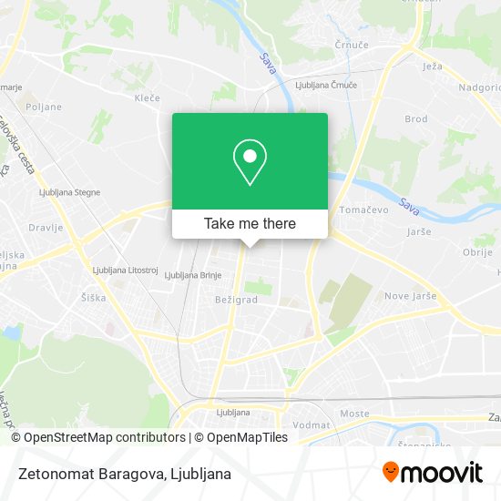Zetonomat Baragova map