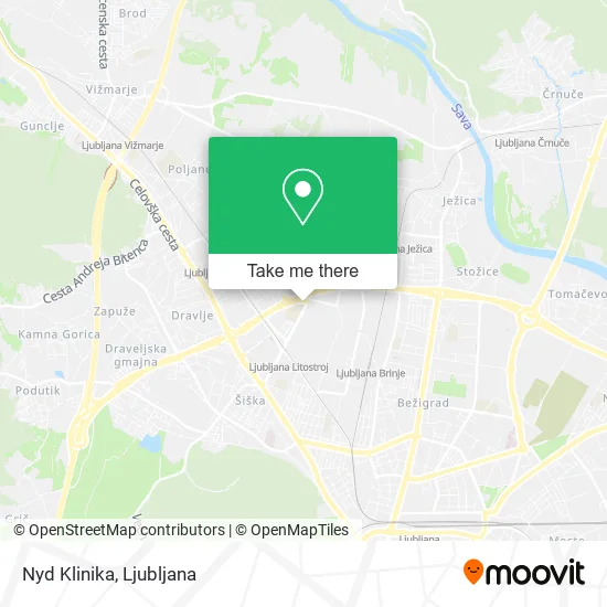 Nyd Klinika map