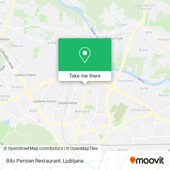 Bibi Persian Restaurant map