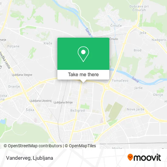 Vanderveg map