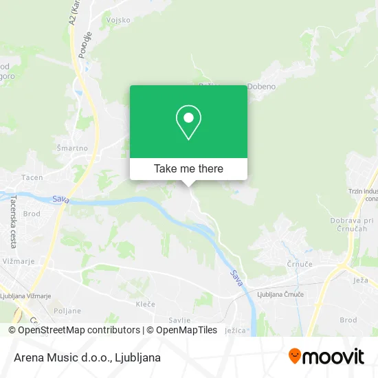 Arena Music d.o.o. map