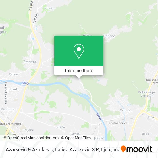 Azarkevic & Azarkevic, Larisa Azarkevic S.P. map