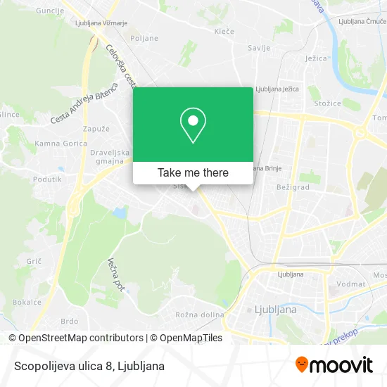 Scopolijeva ulica 8 map