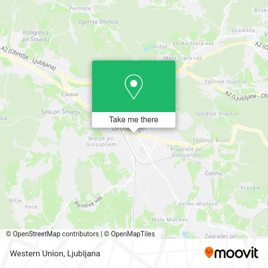 Western Union map