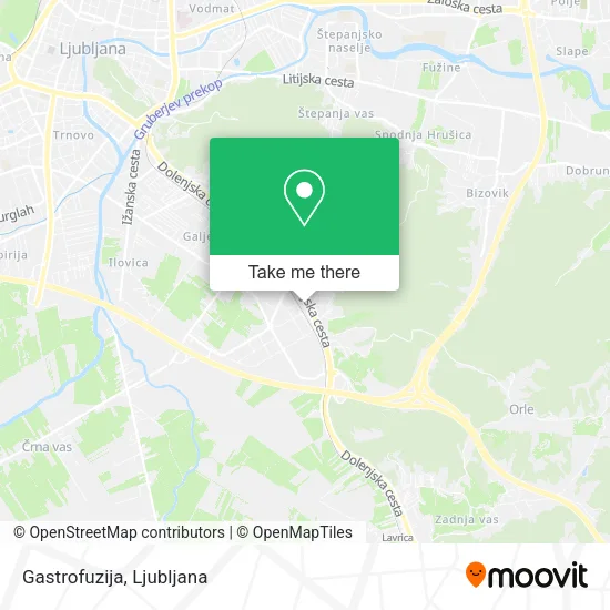 Gastrofuzija map