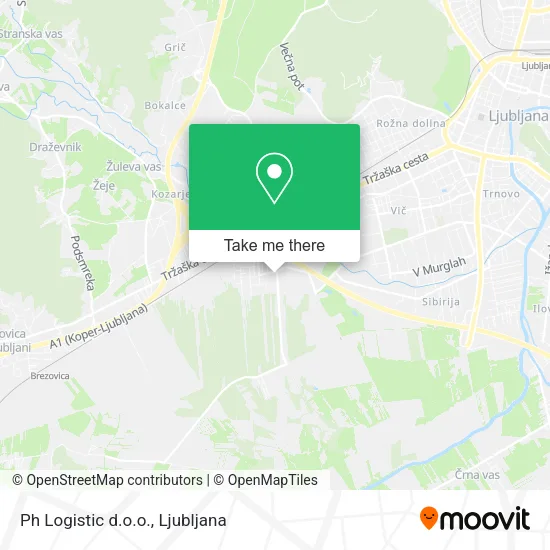 Ph Logistic d.o.o. map