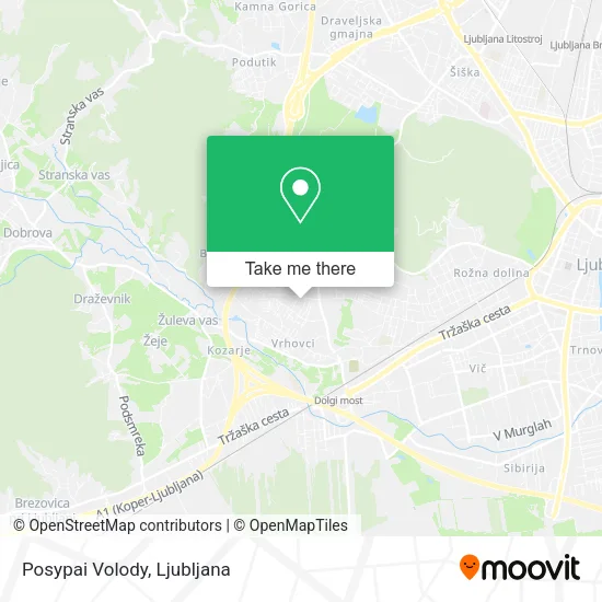 Posypai Volody map