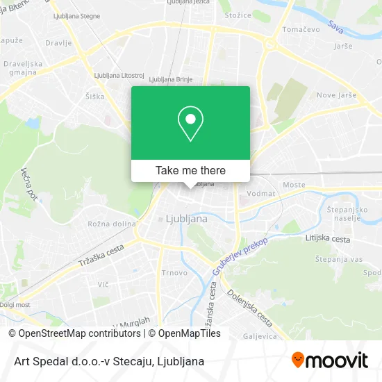 Art Spedal d.o.o.-v Stecaju map