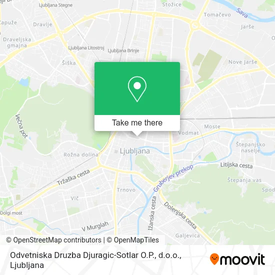 Odvetniska Druzba Djuragic-Sotlar O.P., d.o.o. map