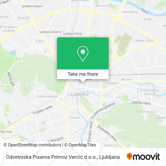 Odvetniska Pisarna Primoz Vercic d.o.o. map