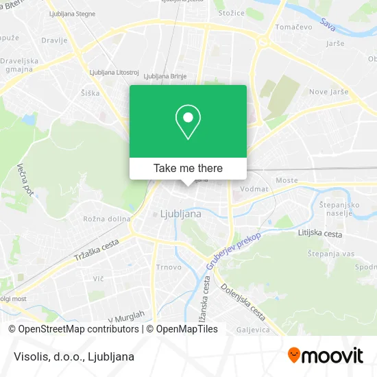 Visolis, d.o.o. map