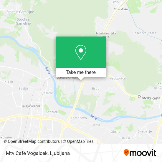 Mtv Cafe Vogalcek map