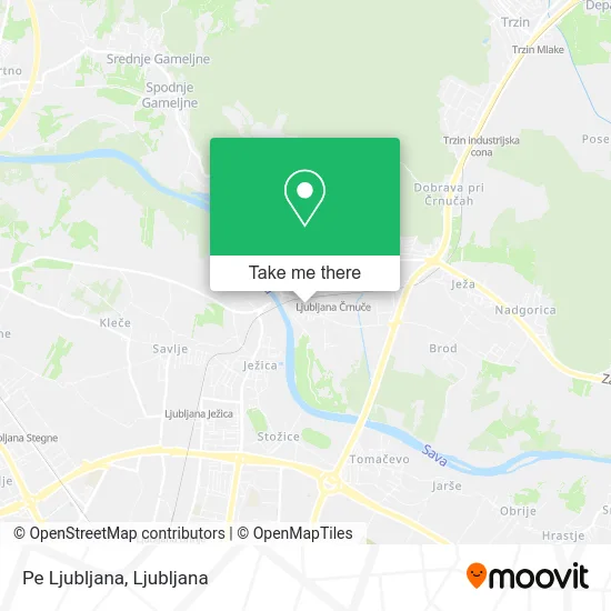 Pe Ljubljana map
