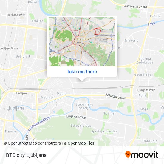 BTC city map