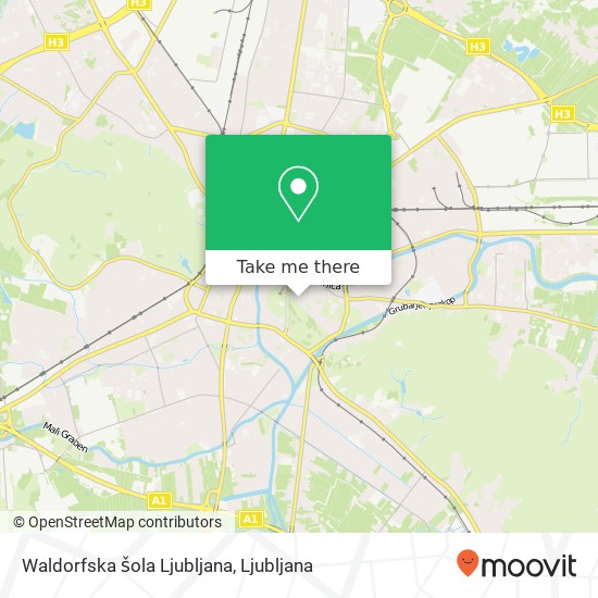 Waldorfska šola Ljubljana map