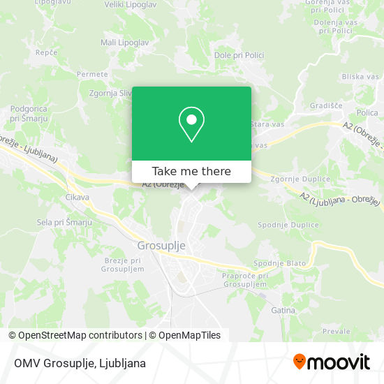 OMV Grosuplje map