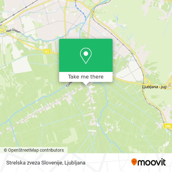 Strelska zveza Slovenije map