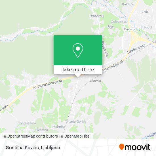 Gostilna Kavcic map