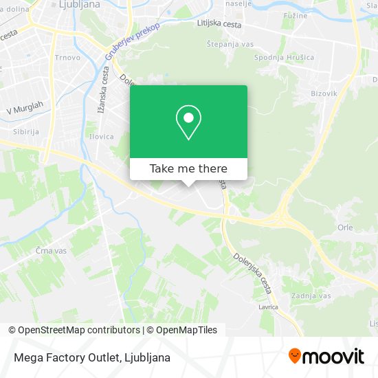 Mega Factory Outlet map