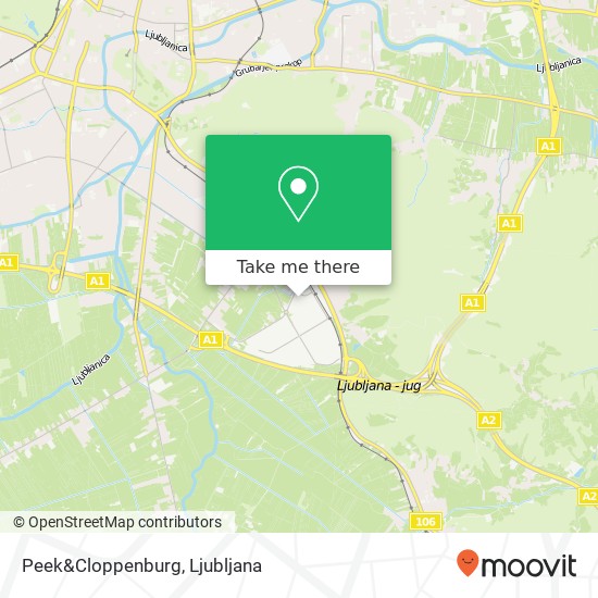 Peek&Cloppenburg map
