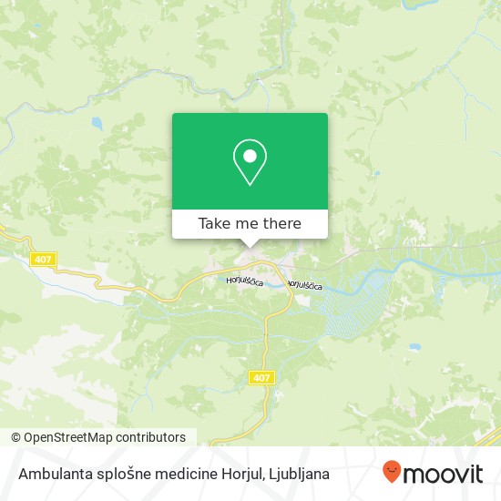 Ambulanta splošne medicine Horjul map