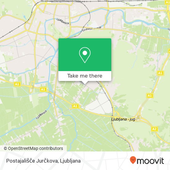 Postajališče Jurčkova map