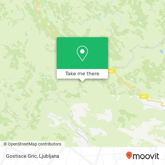 Gostisce Gric map