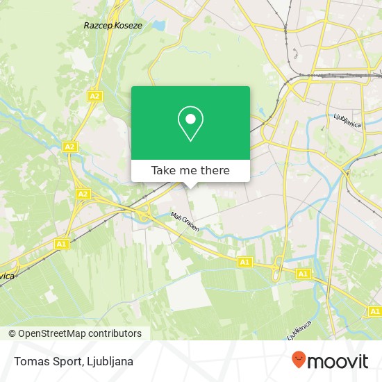 Tomas Sport map