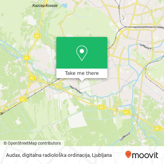 Audax, digitalna radiološka ordinacija map