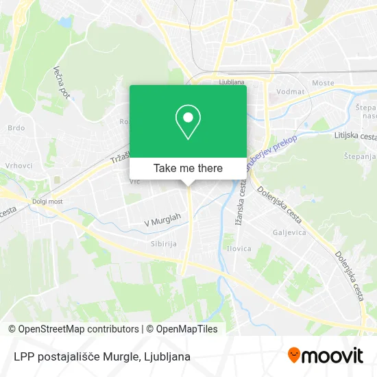 LPP postajališče Murgle map