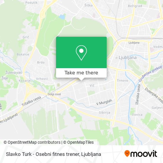 Slavko Turk - Osebni fitnes trener map