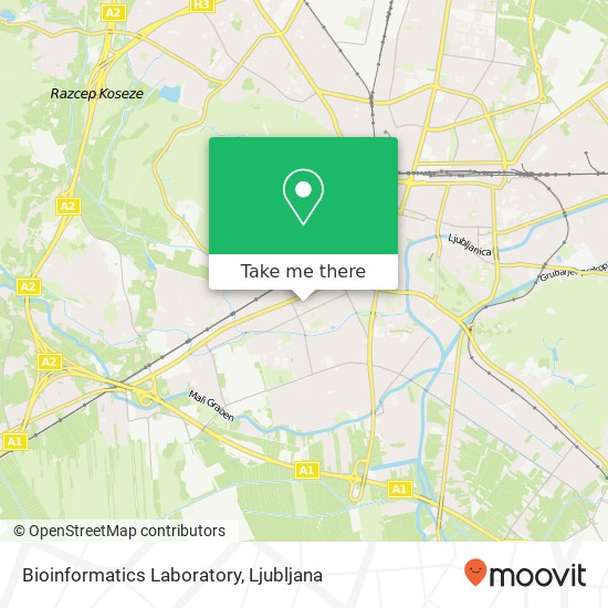 Bioinformatics Laboratory map