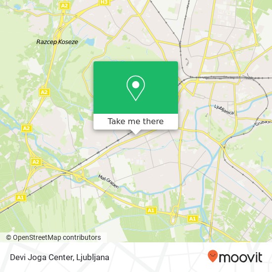 Devi Joga Center map