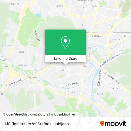 IJS (Institut Jožef Stefan) map