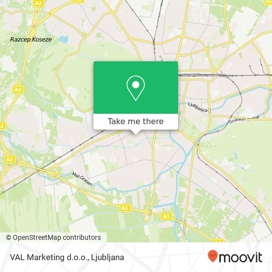 VAL Marketing d.o.o. map