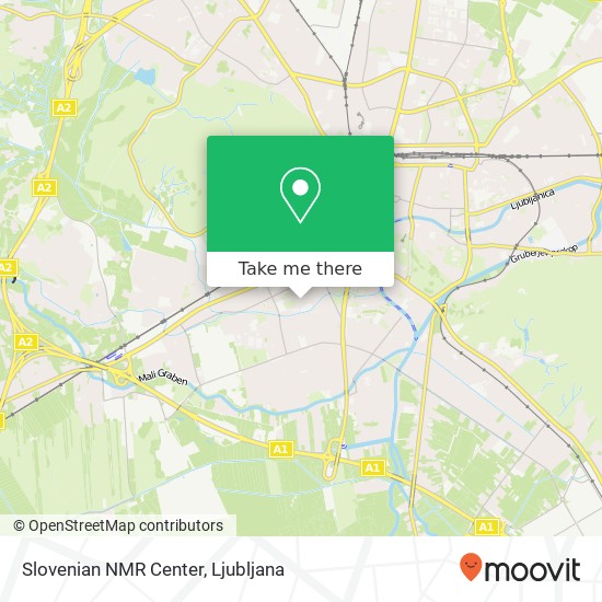 Slovenian NMR Center map