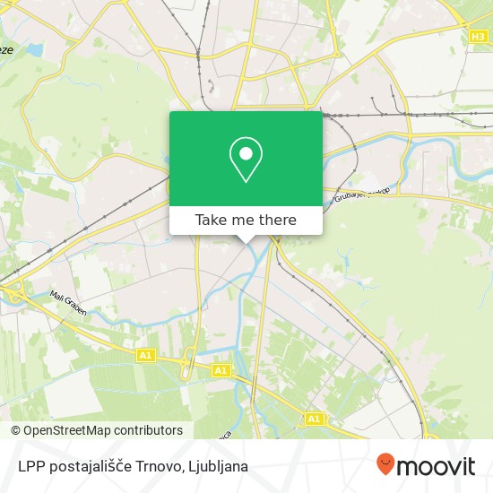 LPP postajališče Trnovo map