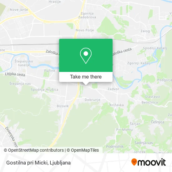 Gostilna pri Micki map