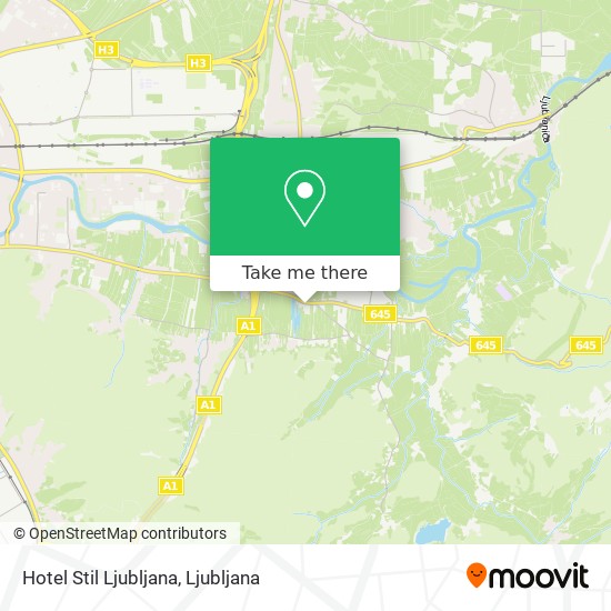 Hotel Stil Ljubljana map