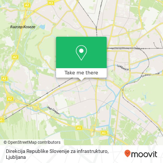 Direkcija Republike Slovenije za infrastrukturo map