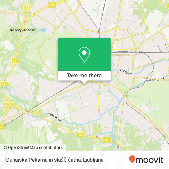 Dunajska Pekarna in slaščičatna map