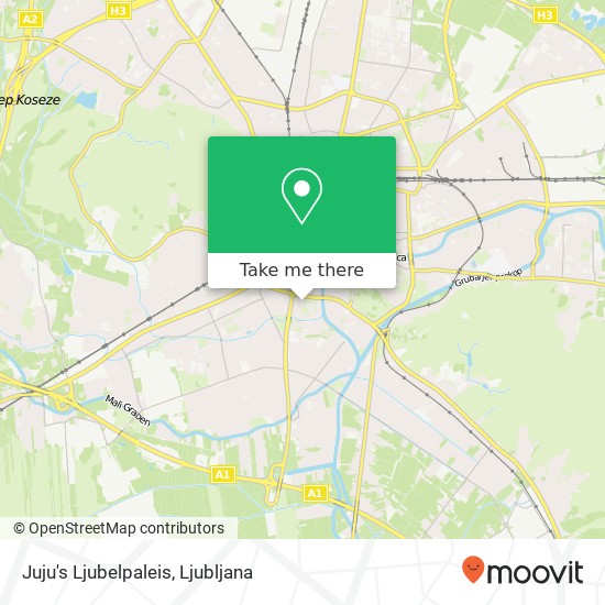 Juju's Ljubelpaleis map