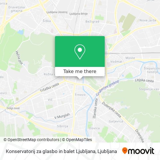 Konservatorij za glasbo in balet Ljubljana map