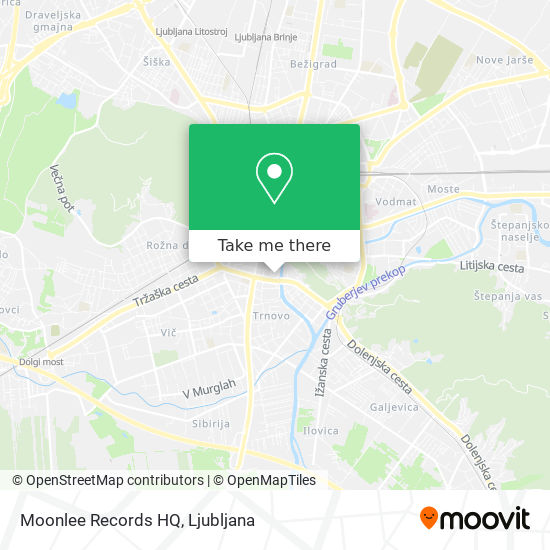 Moonlee Records HQ map