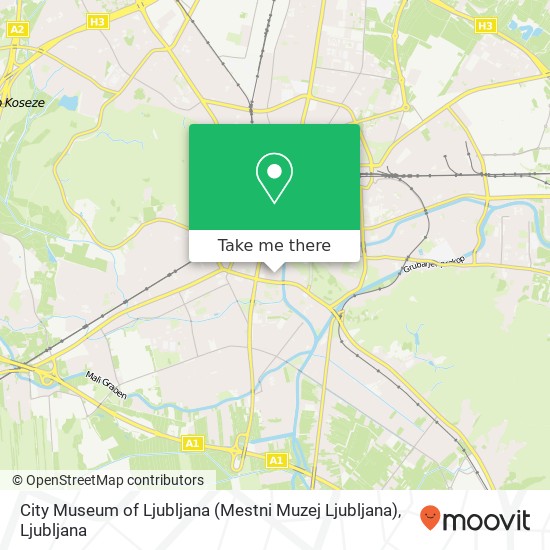 City Museum of Ljubljana (Mestni Muzej Ljubljana) map