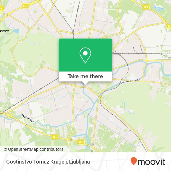 Gostinstvo Tomaz Kragelj map