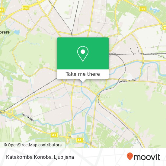 Katakomba Konoba map
