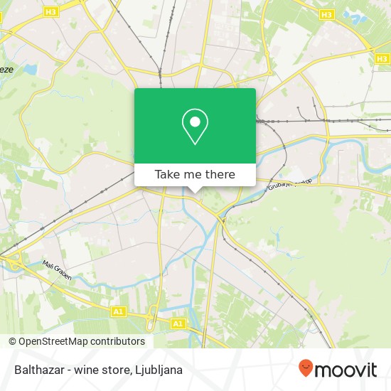 Balthazar - wine store map